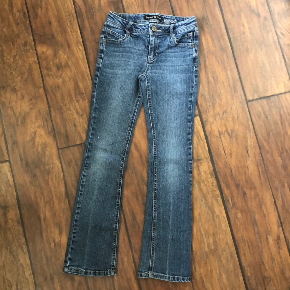 Imperial Star girls skinny bootcut jeans